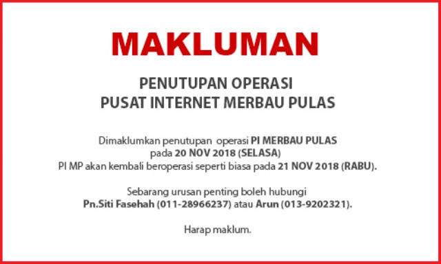 NOTIS PENUTUPAN PI