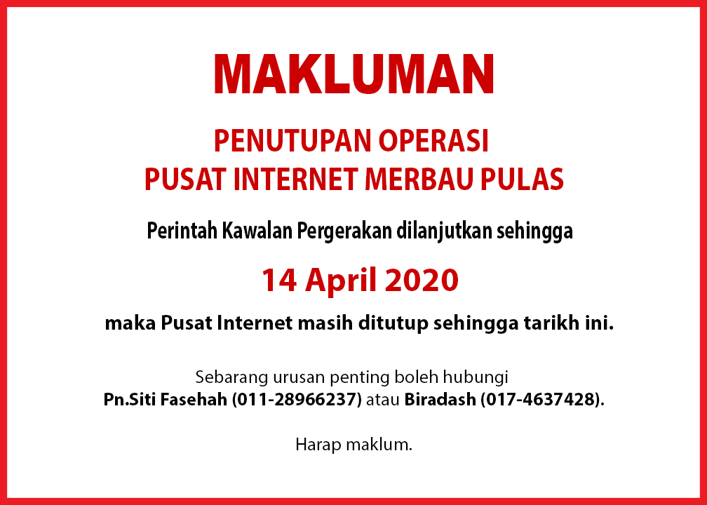 dilanjutkan 14 april