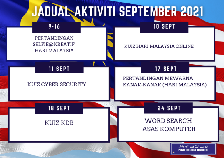 JADUAL AKTIVITI SEPTEMBER 2021 3 min